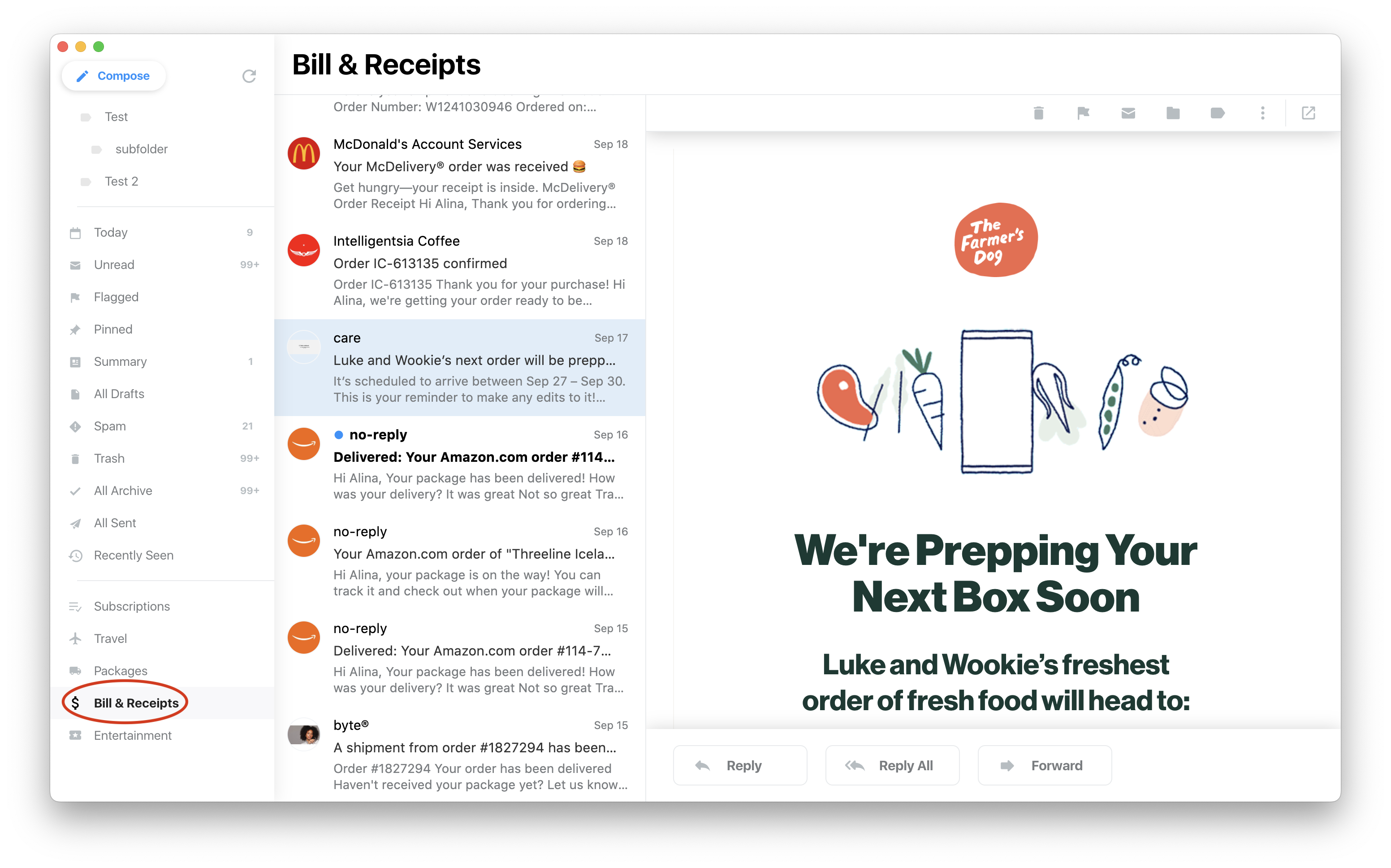 what-is-the-bills-receipts-category-email