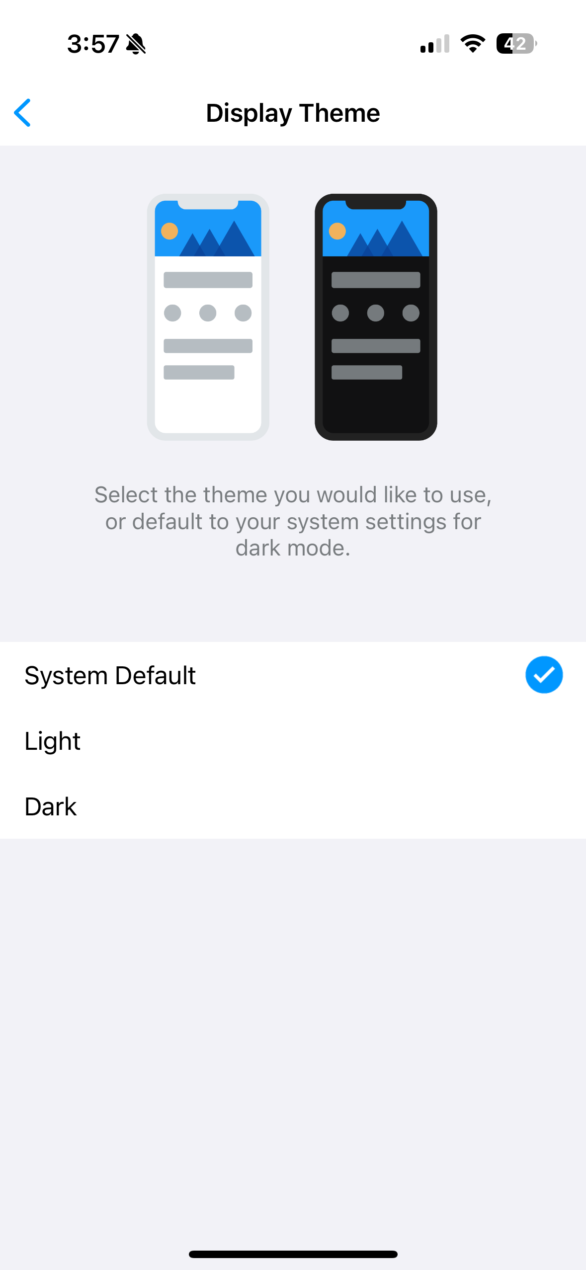 How do I switch between dark and light mode? – Email